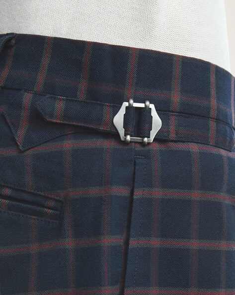 Wool Flannel Trousers  Tartan  Green Tan Brown  Burgundy 749  Mens  Clothing Traditional Natural shouldered clothing preppy apparel