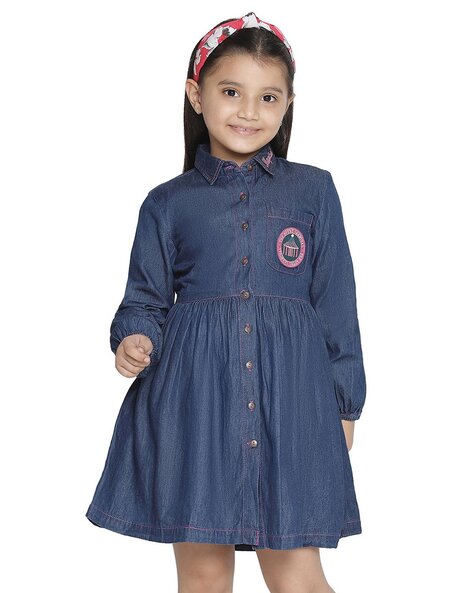 Buy Sky Blue Dresses & Frocks for Girls by AJIO Online | Ajio.com