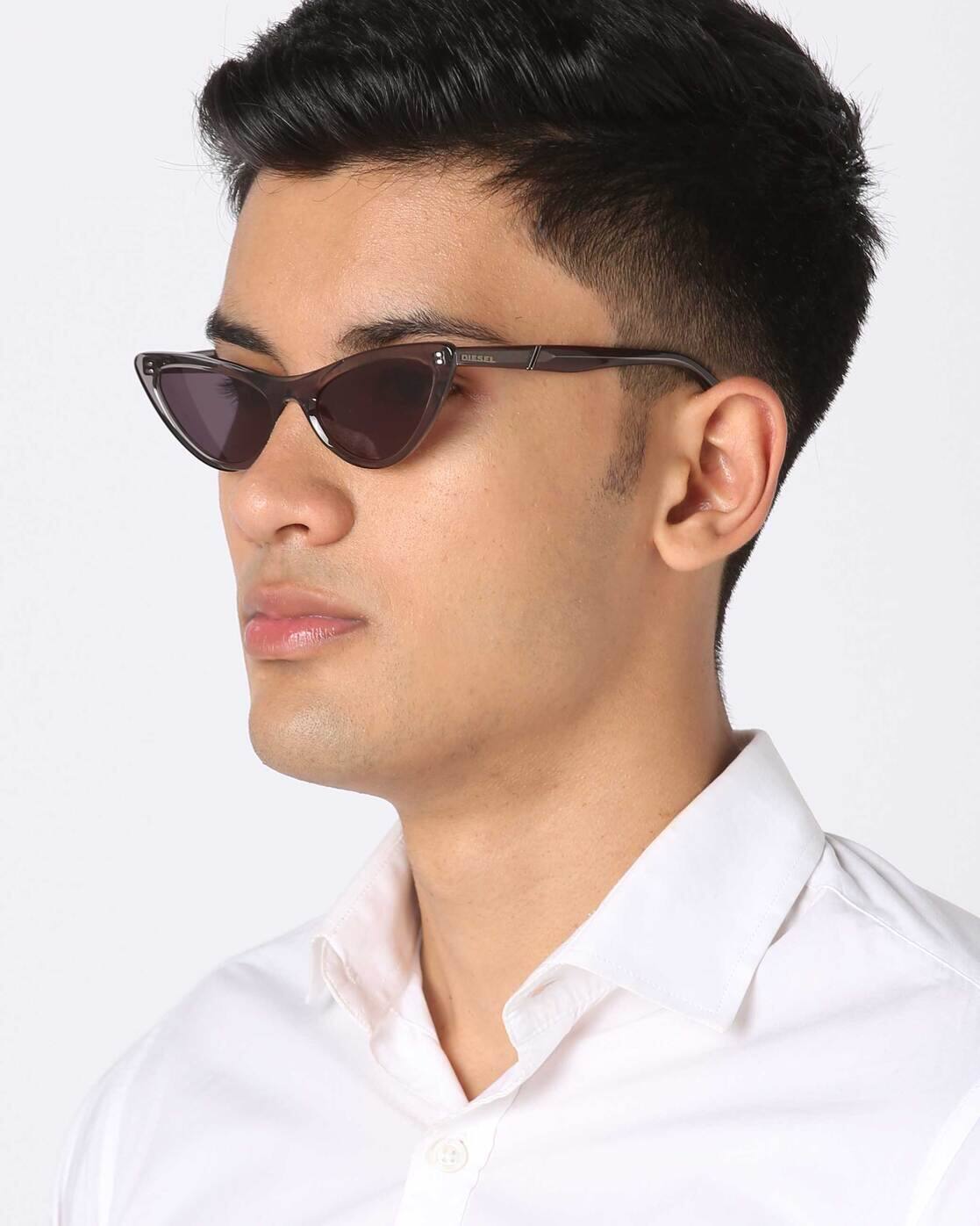 Diesel Cat Eye Sunglasses Diesel Cream Denim Cat Eye Style