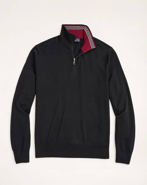 Merino Wool Half-Zip Sweater