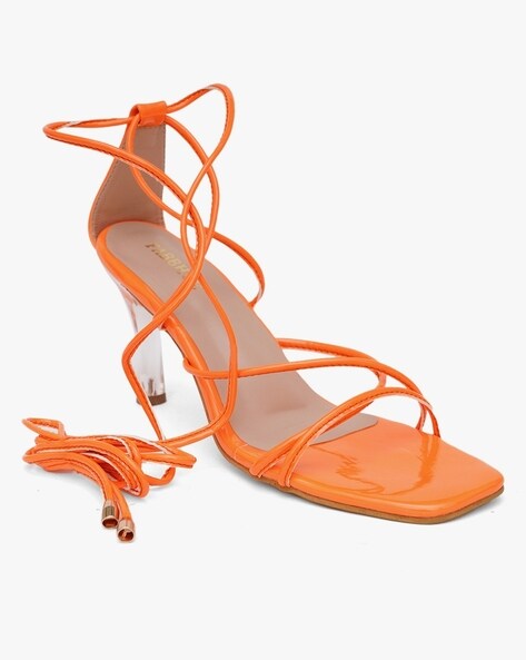 McKensie Heels || Orange – ShopLuxHouse