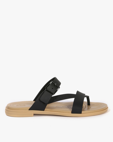 Black toe post discount sandals