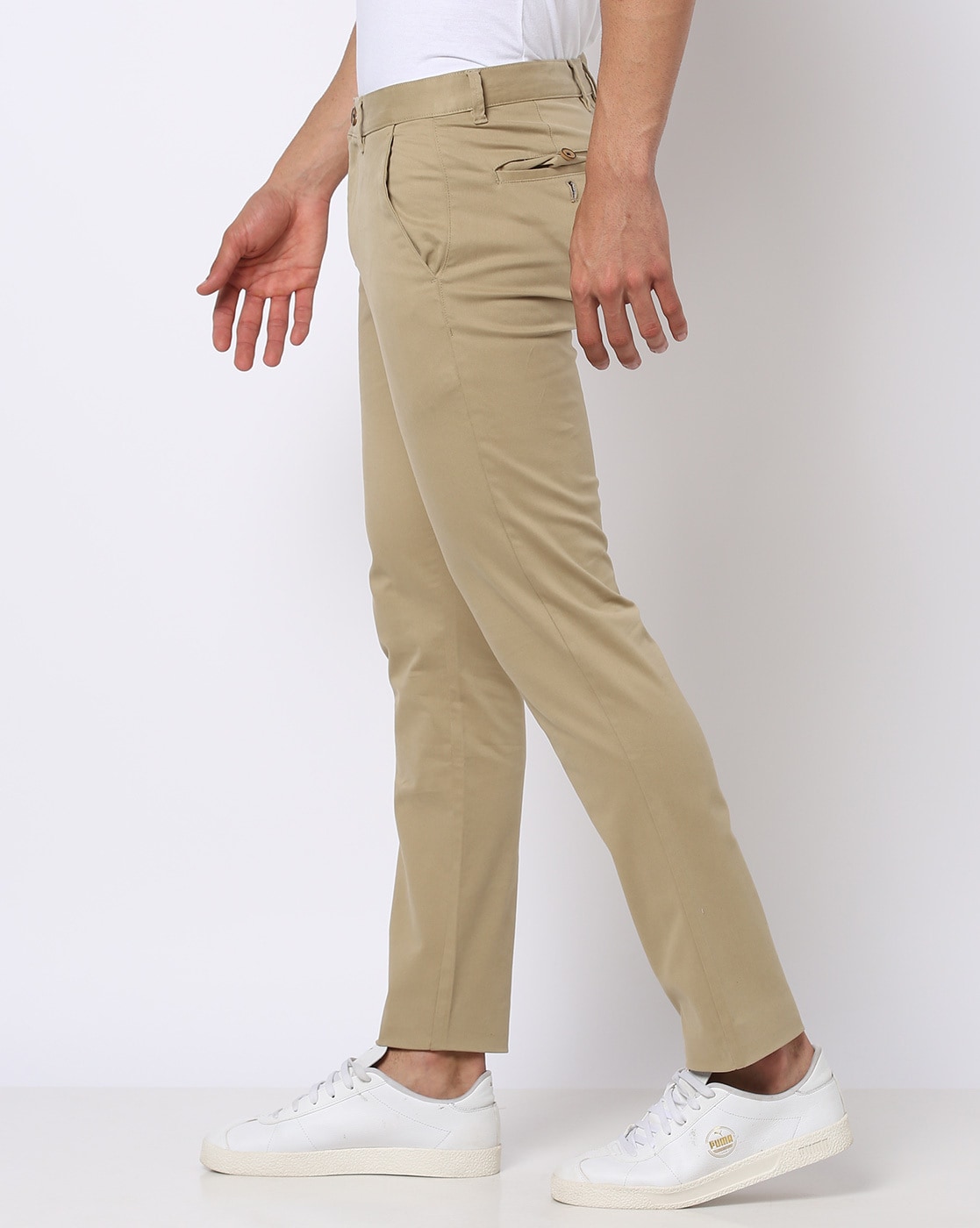 Buy Womens Cotton Elastane SemiFormal Wear Slim Fit PantCottonworld