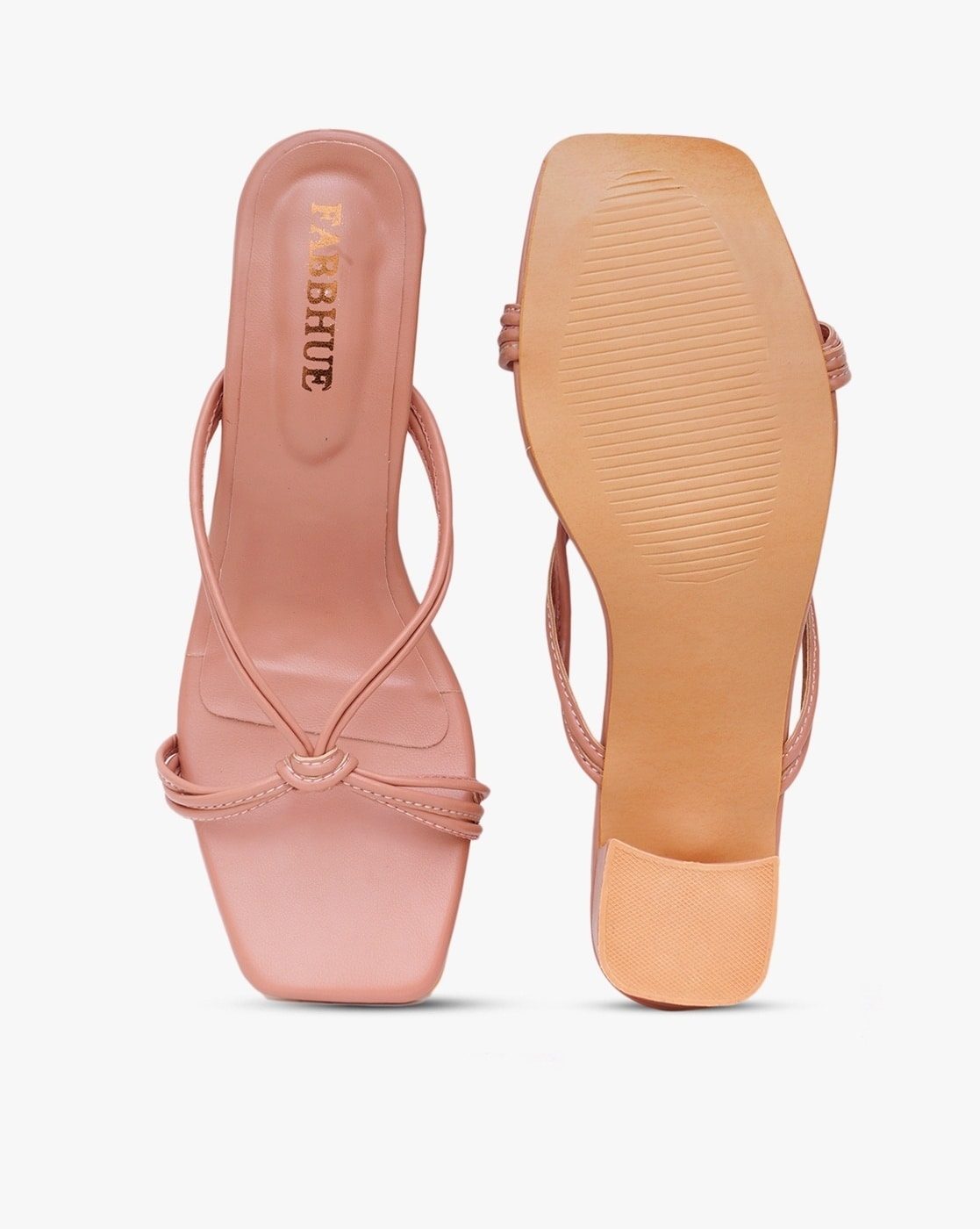 Pour La Victoire Elisa Peach Blush Pink Suede Lace Up Single Sole Strap  Sandals (Peach, 10) - Walmart.com