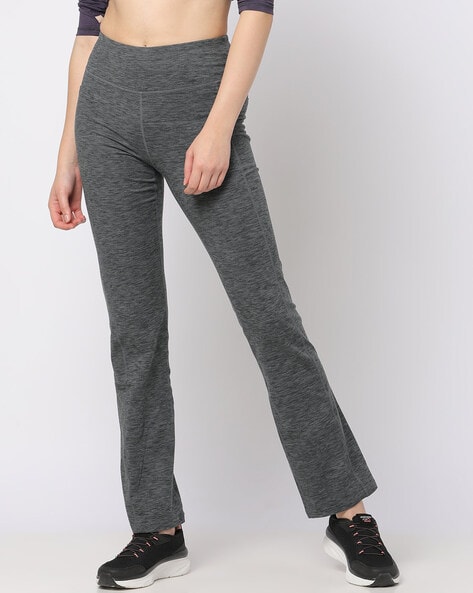 Textured High-Rise Flared Track Pant 30 *Asia Fit