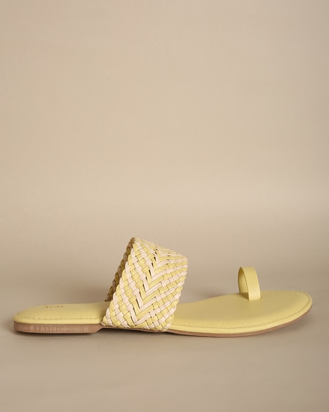 Lemon hot sale yellow sandals