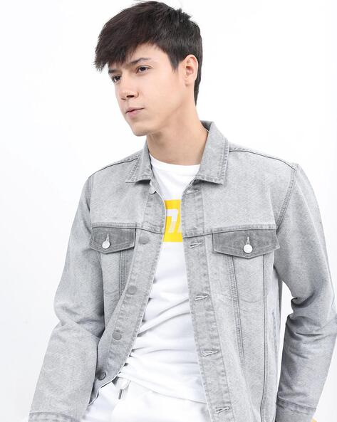 Buy Grey Jackets & Coats for Men by Jack & Jones Online | Ajio.com