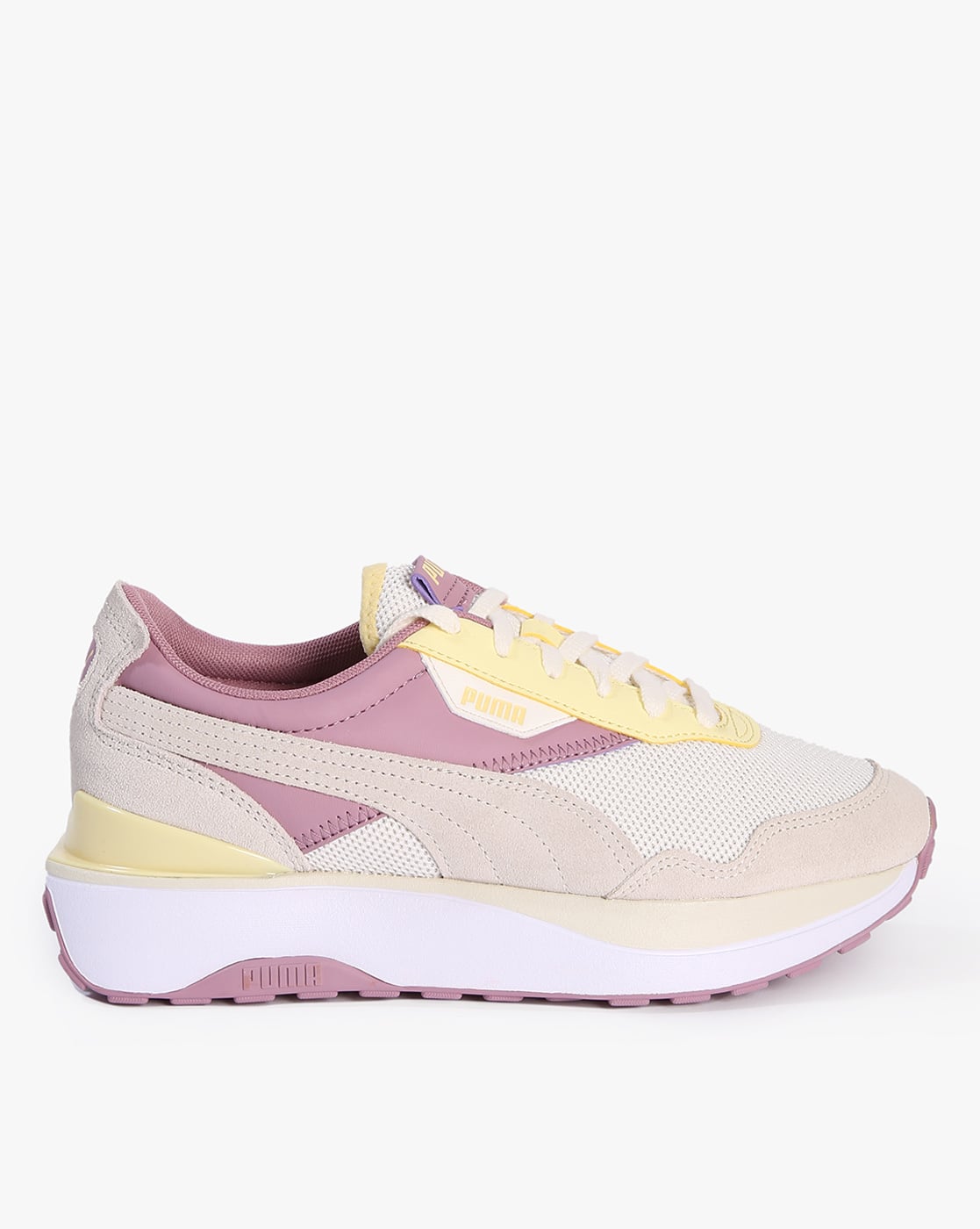 Puma Cruise Rider Puma White And Rose Gold Trainers Cruise