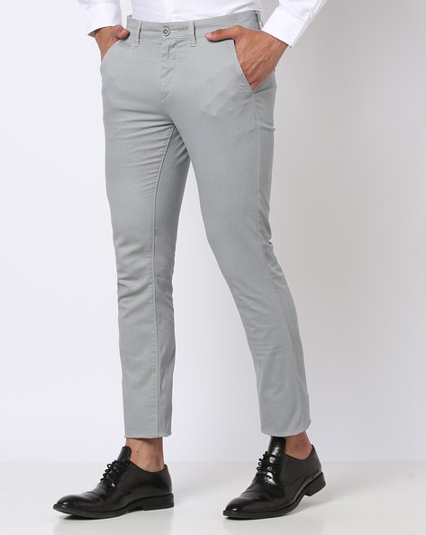 Skinny Fit Suit trousers  GreyChecked  Men  HM IN