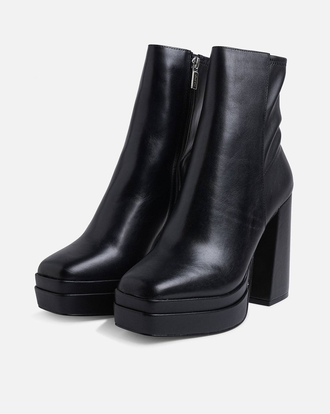 aldo platform heeled boots