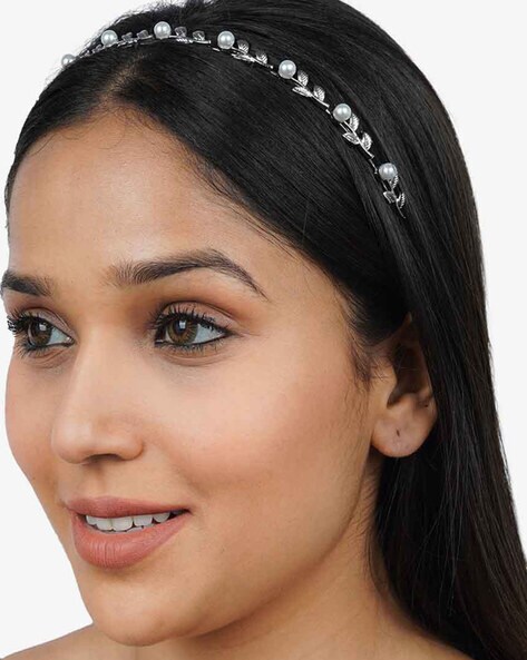 Buy SilverToned Hair Accessories for Women by Yellow Chimes Online   Ajiocom