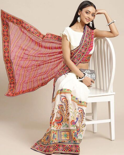 Half Half Saree - Latest Half Half Sarees Online, Designs, Price