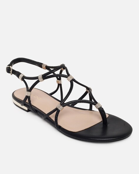 Rostyn Black Women's Strappy sandals | ALDO US