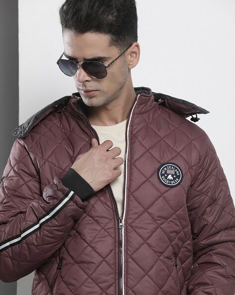 Buy Red & Black Jackets & Coats for Men by The Indian Garage Co Online |  Ajio.com