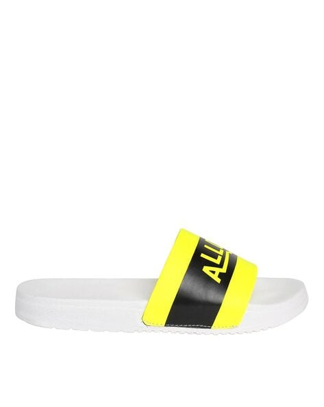 Yellow discount mens slides