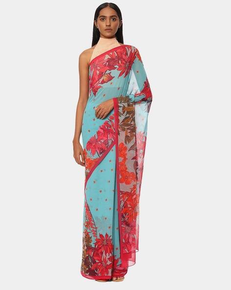 SATYA PAUL The Print Highlight Fairytale Saree