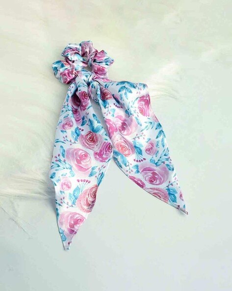 Women and Girls Assorted Color Elegant Double Layer Bunny Ear Bow Scarf Hair  Ties  China Korean Scrunchie and Fancy Hair Scrunchies price   MadeinChinacom