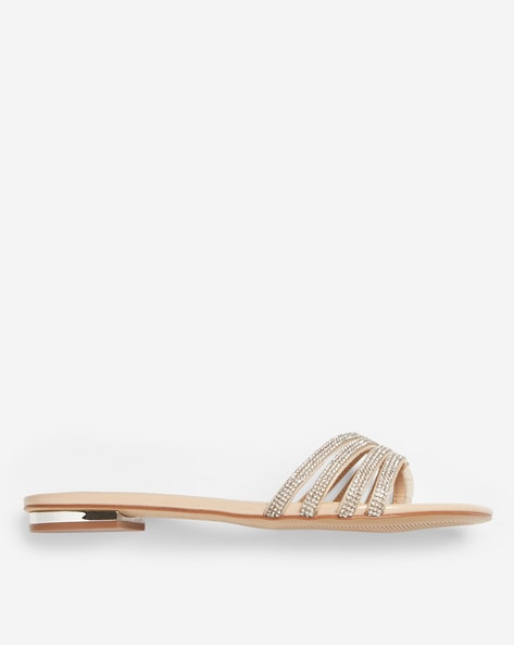 Buy Beige Flat Sandals for Women by Aldo Online Ajio