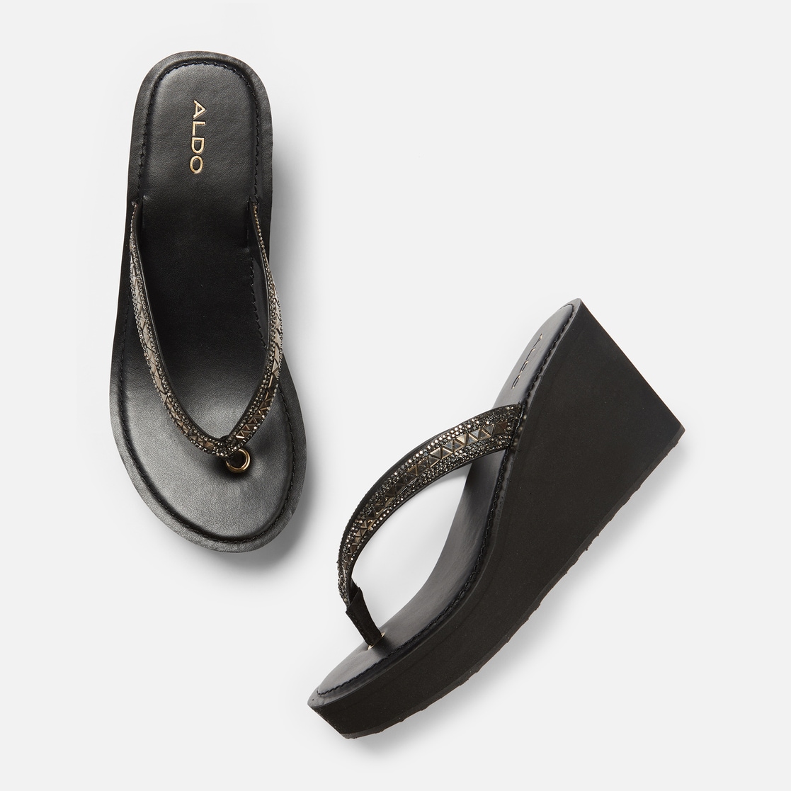 ALDO Platform sandals - black - Zalando.de