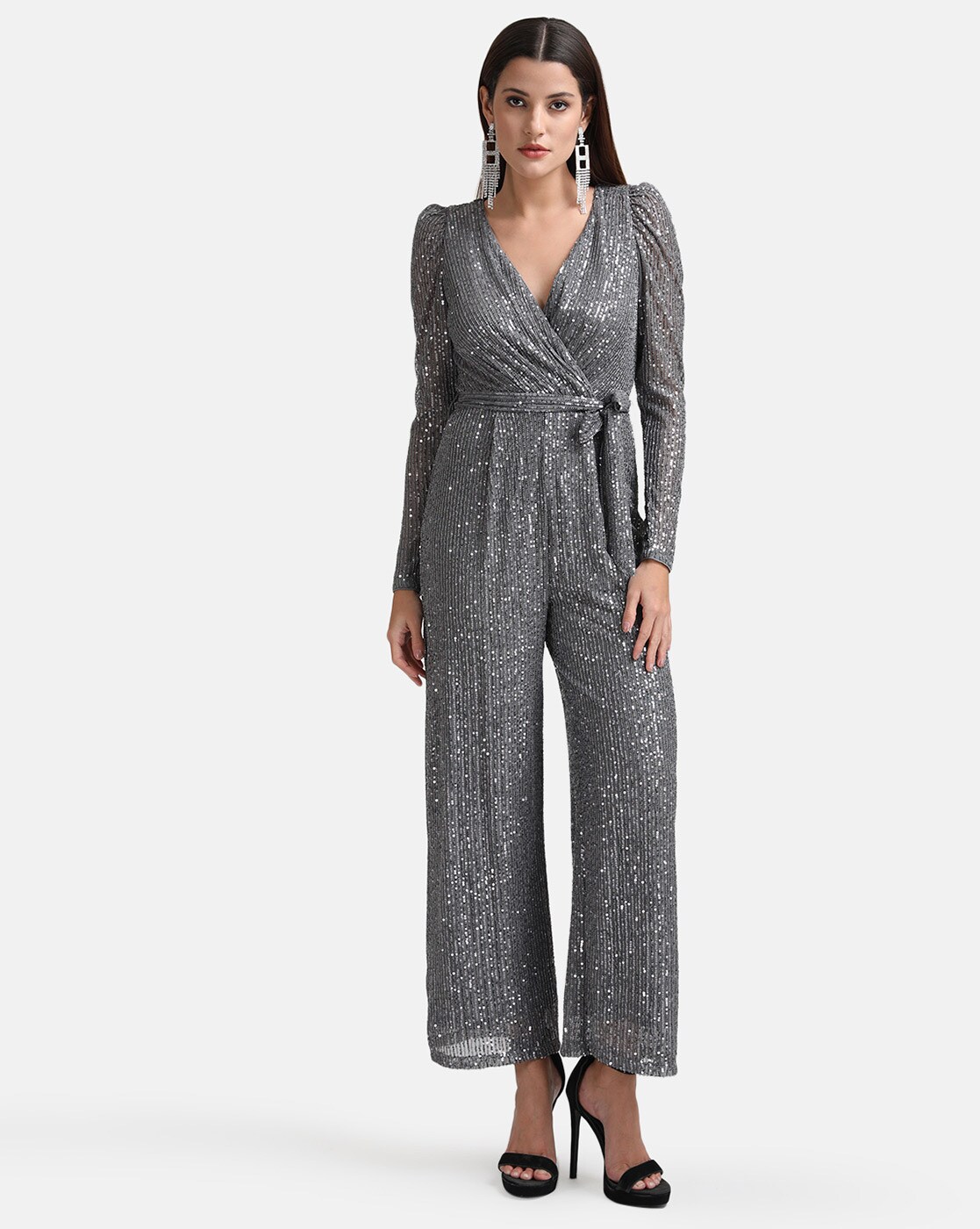 Buy Grey Jumpsuits &Playsuits for Women by Kazo Online | Ajio.com