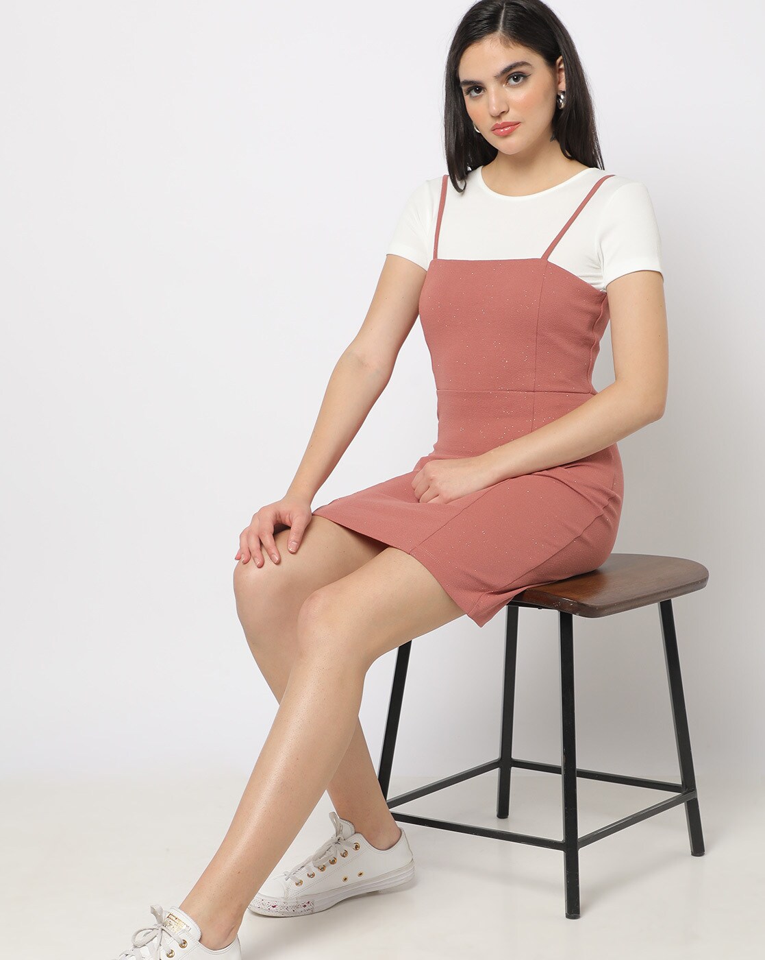 Jade Denim Pinafore Dress, Dresses | FatFace.com