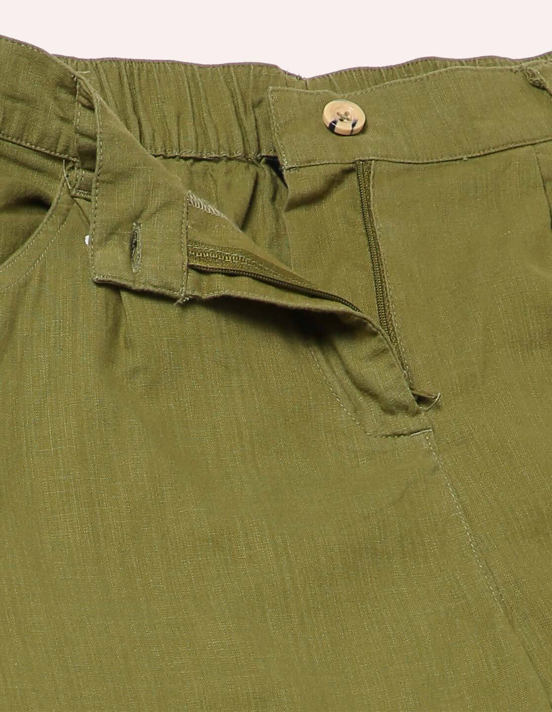 FREE WOMEN TROUSERS PANTS, GREEN, 26