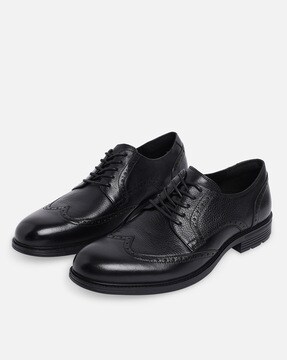 Low-Top Lace-Up Formal Shoes