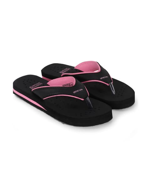 soft black flip flops