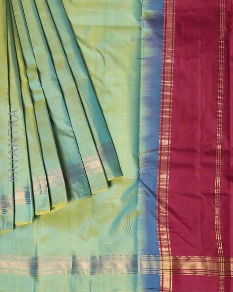 Gorgeous Pure Mysore Handloom Silk Saree SILK MARK CERTIFIED Bridal South  Indian Handloom Wedding South Silk Zari Brocade Saree - Etsy