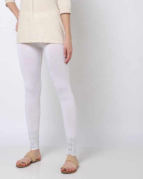 Buy Turquiose Blue Leggings for Women by AVAASA MIX N' MATCH Online