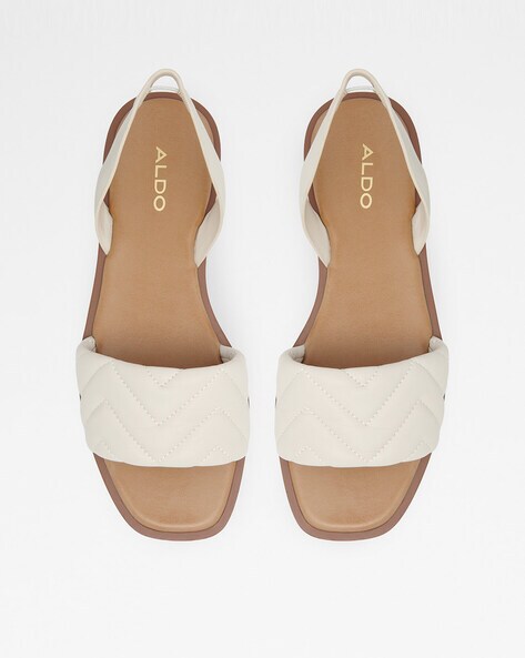 Buy White Flat Sandals for Women by Aldo Online Ajio