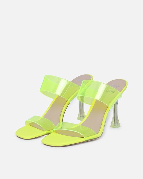 Aldo neon green on sale heels