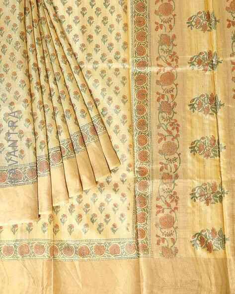 Buy Indian Jaipuri Hand Block Printed Pure Cotton Saree Sarees With  Attached Unstitched / Stitched Saree Blouse get a Free Present Online in  India - Etsy