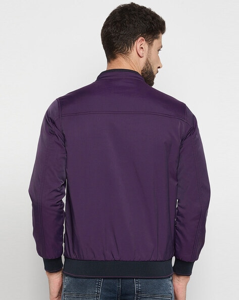 Buy Purple Jackets & Coats for Men by OKANE Online | Ajio.com