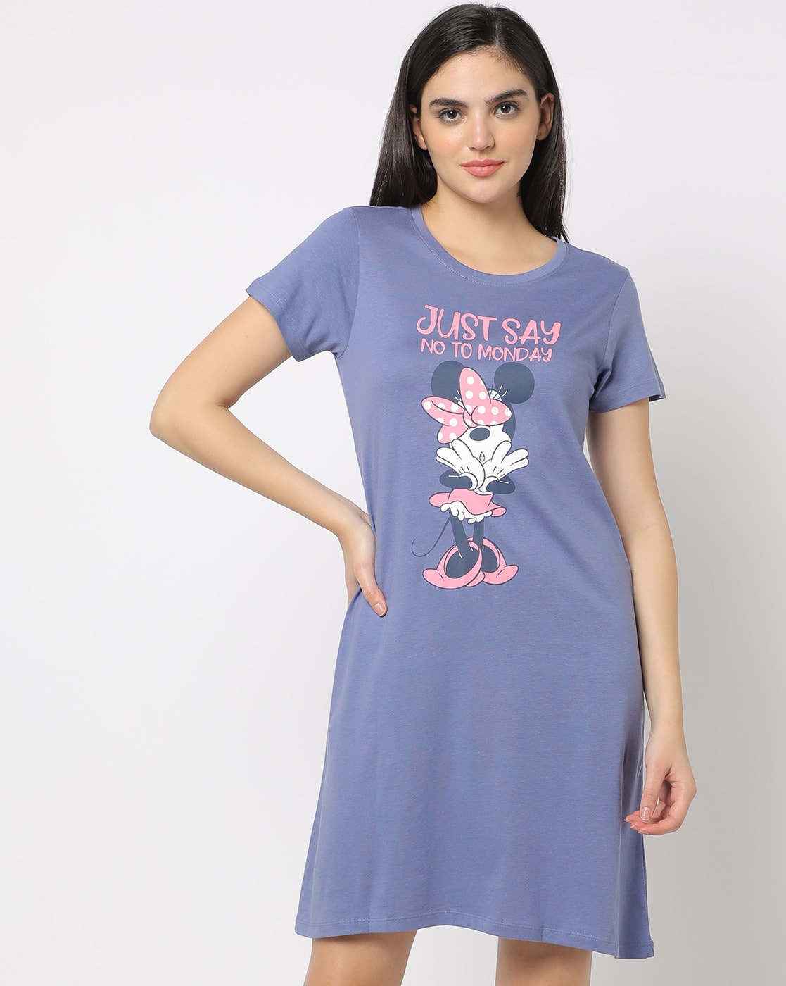 Disney Plus Size Womens Sleep Shirt Mickey Minnie Mouse One Size Nightgown