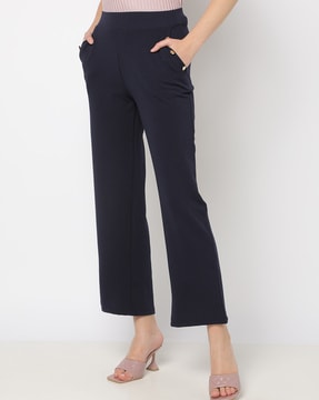 Womens Navy Workwear Trousers  MS