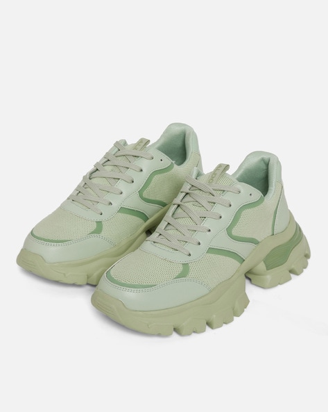 Aldo lime green on sale sneakers