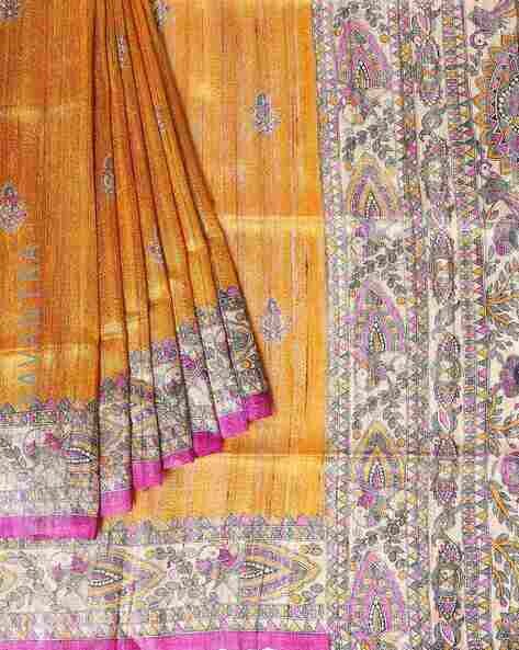 Handloom Silk Sarees In Bhagalpur - Prices, Manufacturers & Suppliers