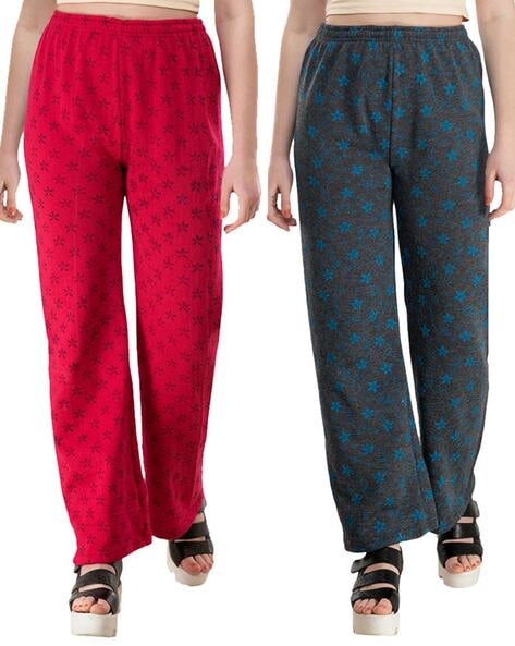 Red printed palazzo pant – Aditi Wasan