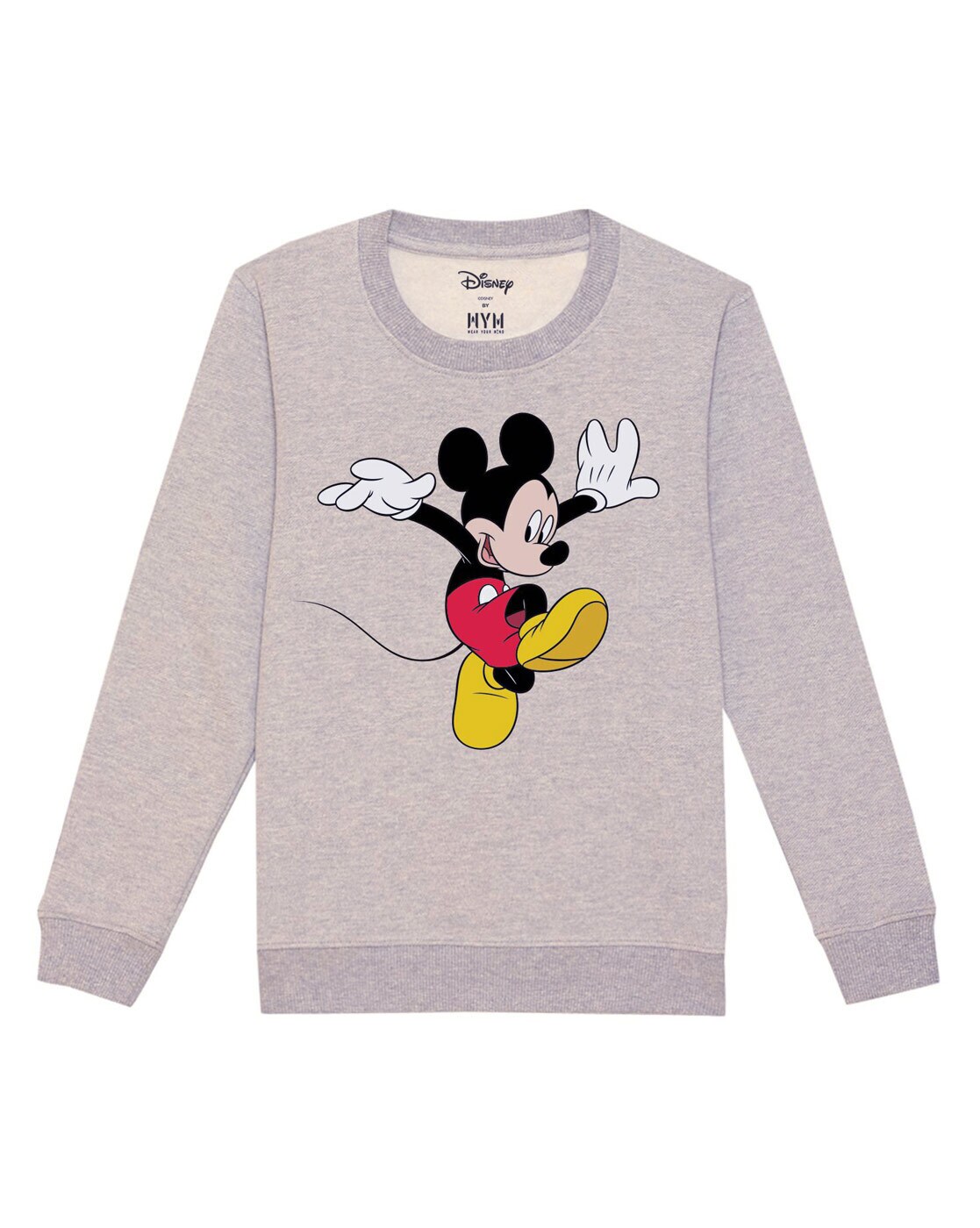 Grey mickey mouse outlet sweater