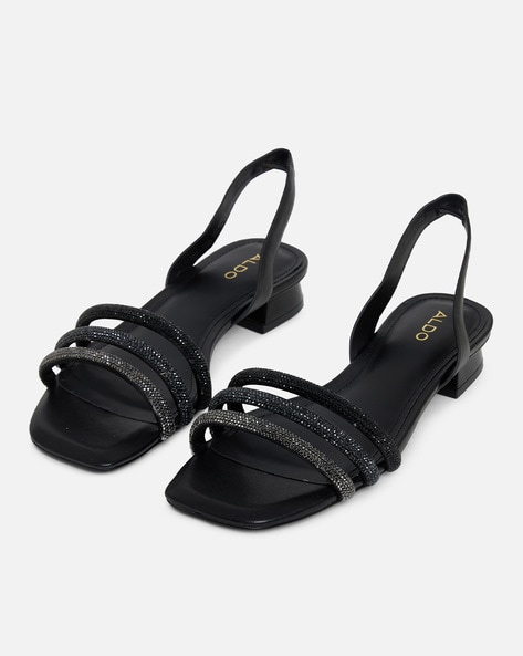 Buy Black Heeled Sandals for Women by Aldo Online Ajio