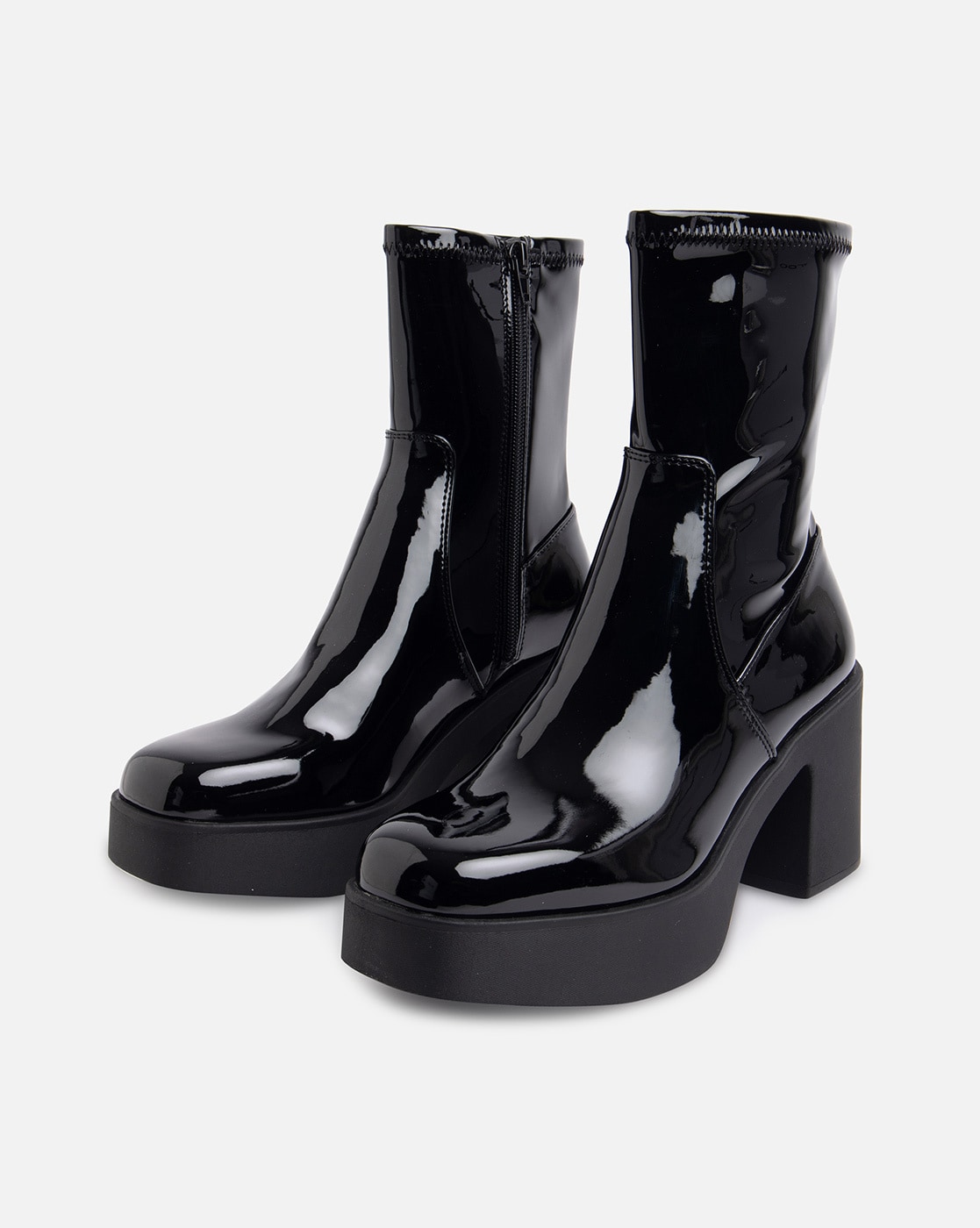 aldo patent boots