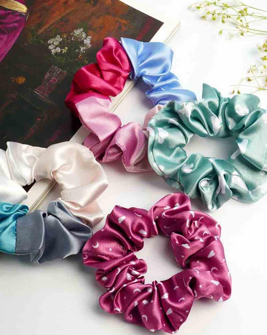 Reversible Scruffle Scrunchie Hair Tie  BANDED  Banded