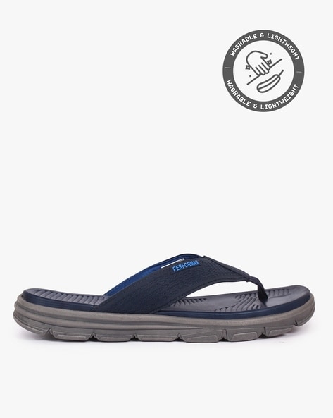 Thong-Strap Slip-On Sandals