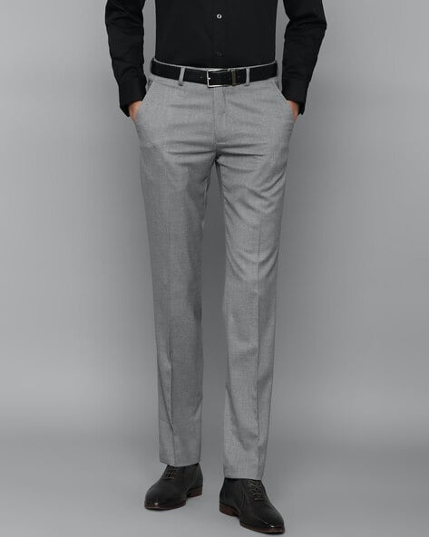 Buy Grey Trousers & Pants for Men by LOUIS PHILIPPE Online