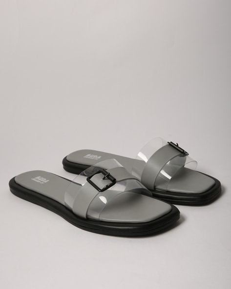 Women Plastic Slip On Sandal with Metal Studs — Humberto Vidal