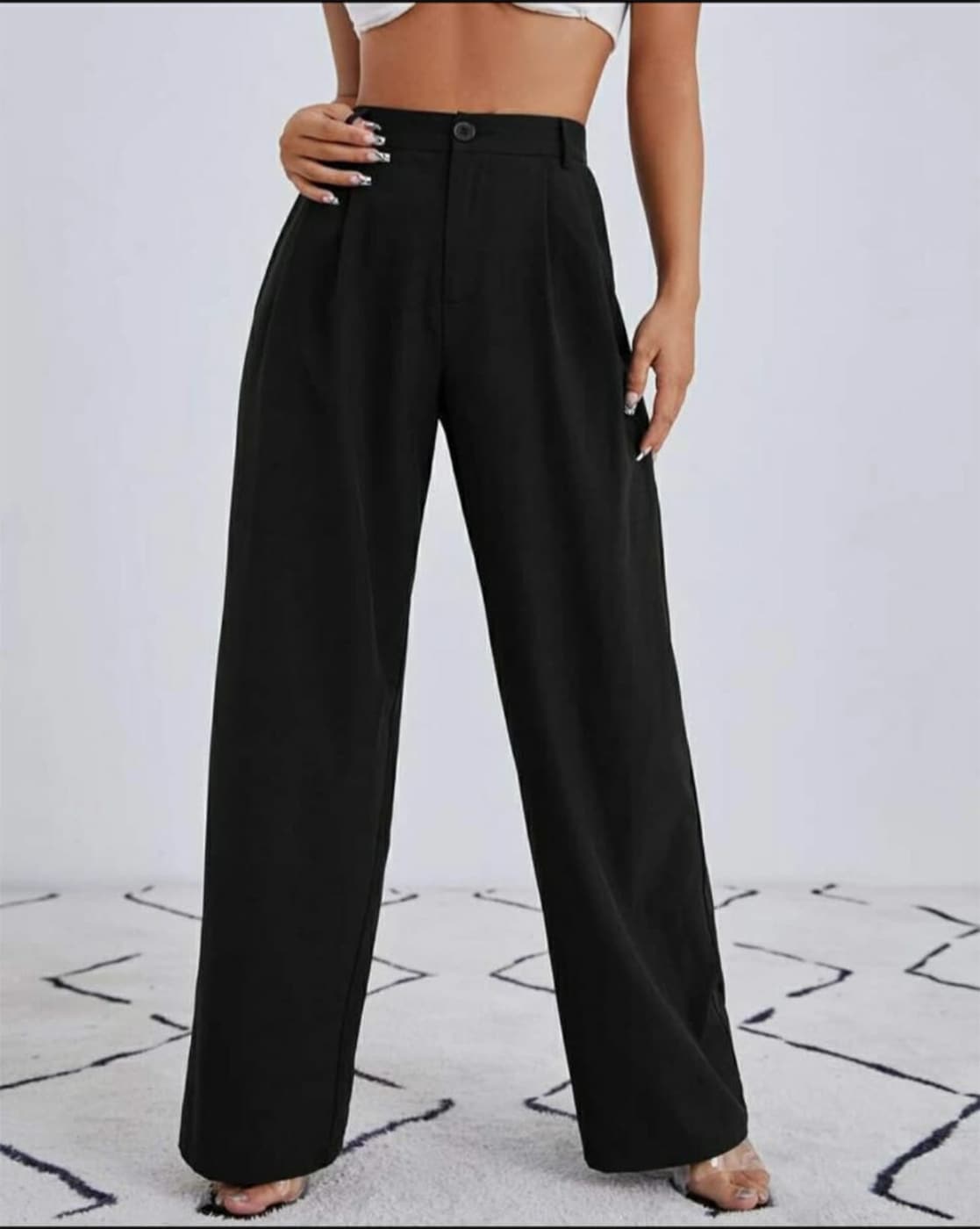 Buy Black Trousers & Pants for Women by Broadstar Online