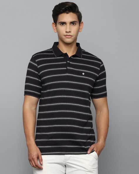 Regular Fit Striped Polo T-Shirt