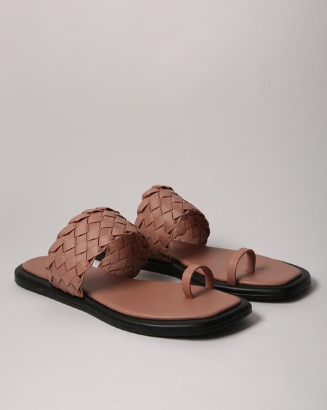 Madagascar Woven Leather Sandals in Vintage Camel – Ocelot Market