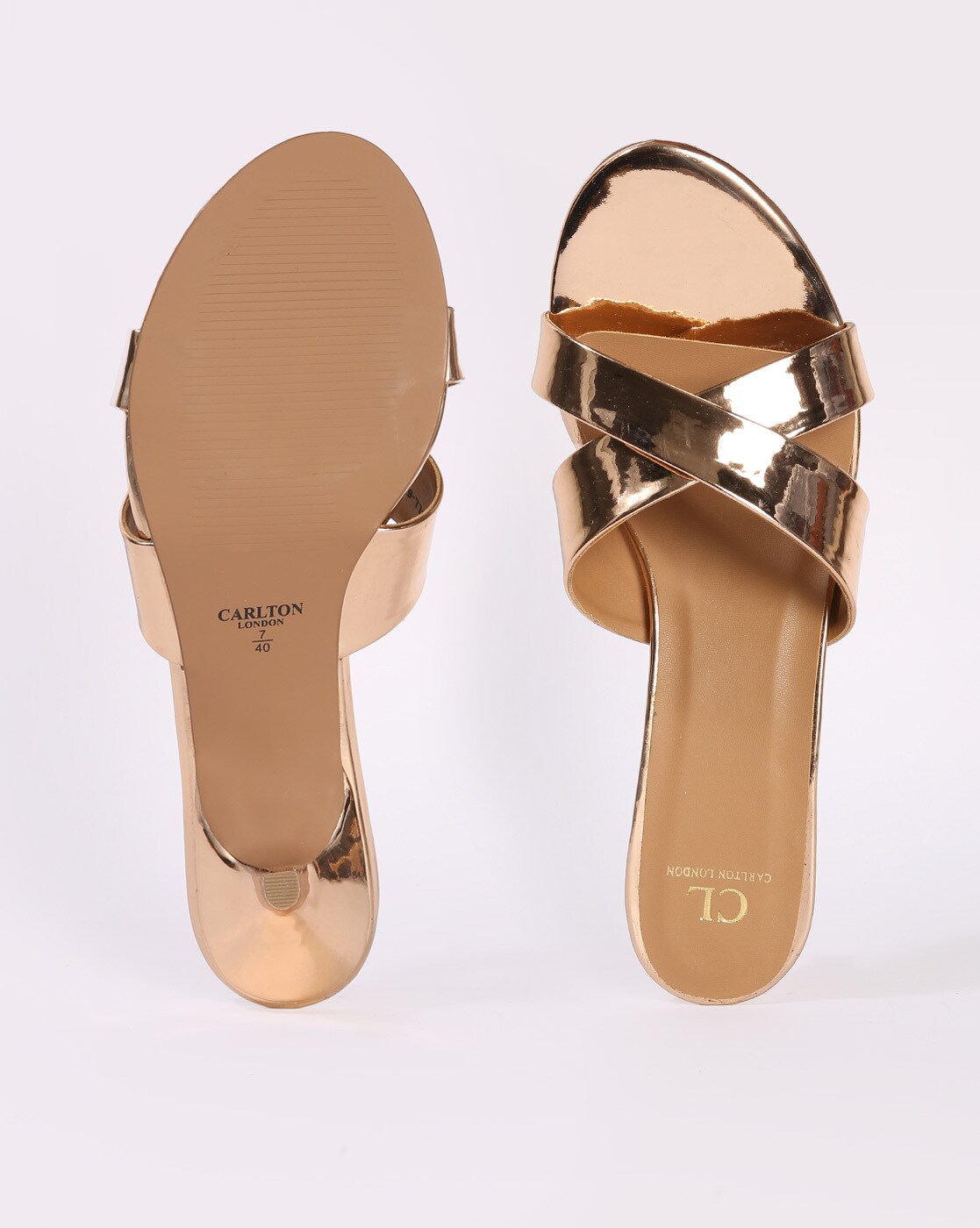 Cleony Women's Rose Gold Flat Sandals | Aldo Shoes